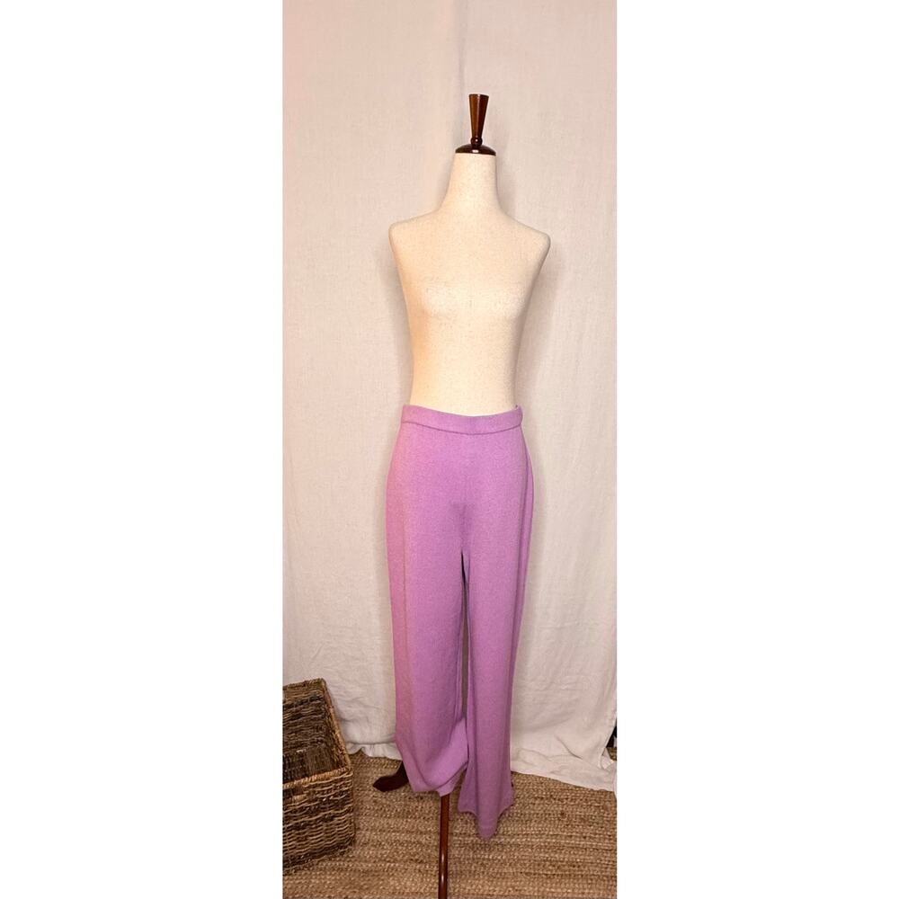 Vintage St. John Collection Lavender Knit Pants
Size 10